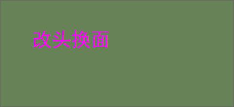 改头换面