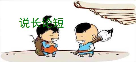 说长论短
