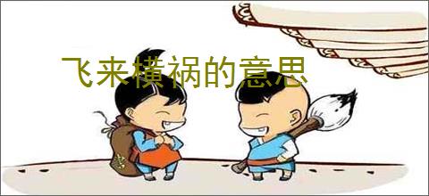 飞来横祸的意思